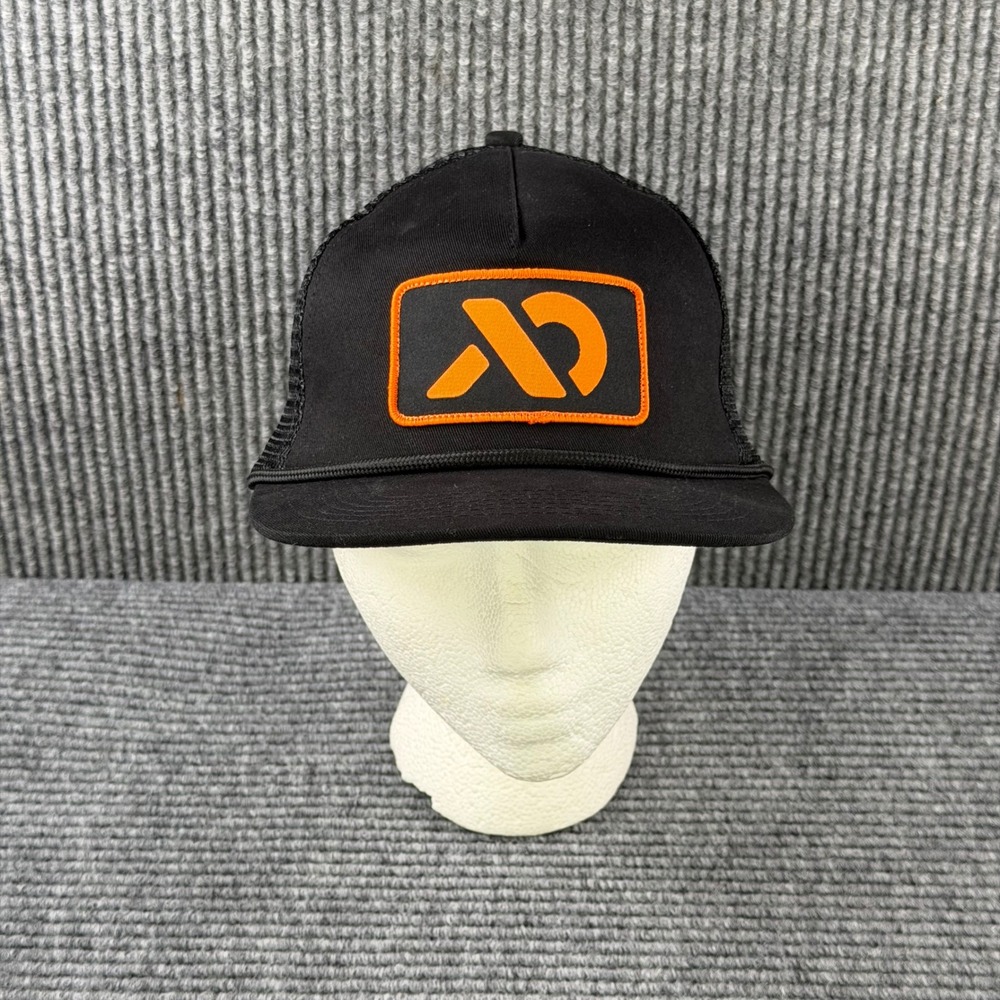 First Lite Logo Patch Trucker Hat Black Orange Snapback Mesh Cap Hunting Outdoor